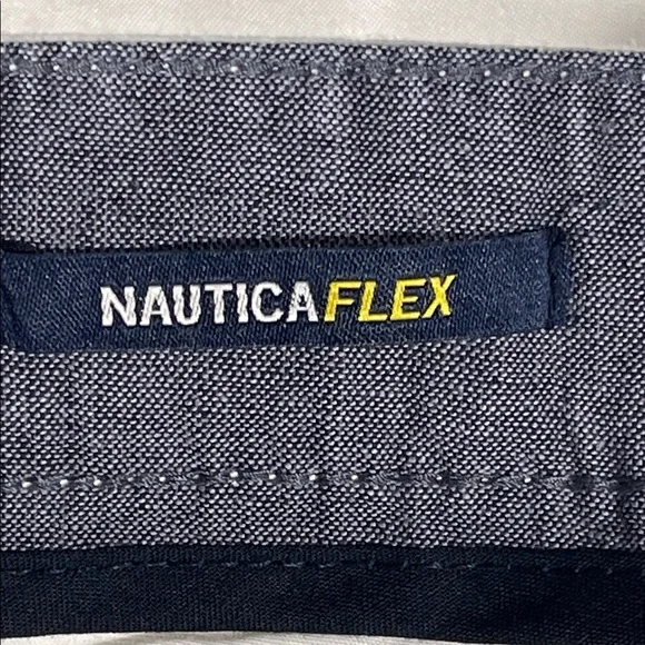 Nautica mens white NauticaFlex Classic flat front 6" chino shorts - size 36 - Picture 5 of 12